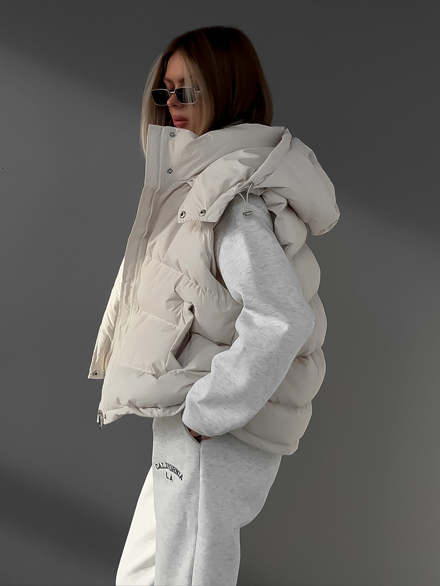 Women's Autumn Winter Sleevele - Puffer Vest Fashion Women ulasan dan harga