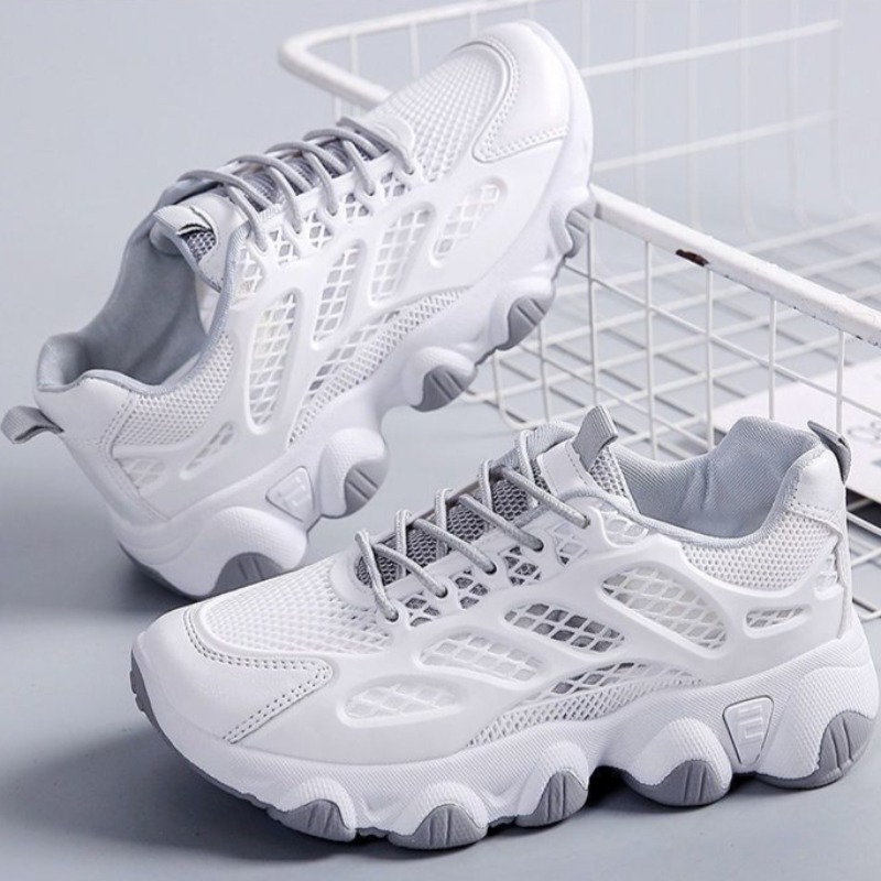 Breathable Mesh Chunky Sneaker - Women'S Fashion Running Shoes ulasan dan harga