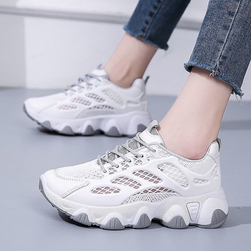 Breathable Mesh Chunky Sneaker - Women'S Fashion Running Shoes ulasan dan harga
