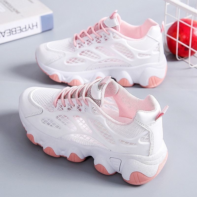 Breathable Mesh Chunky Sneaker - Women'S Fashion Running Shoes ulasan dan harga