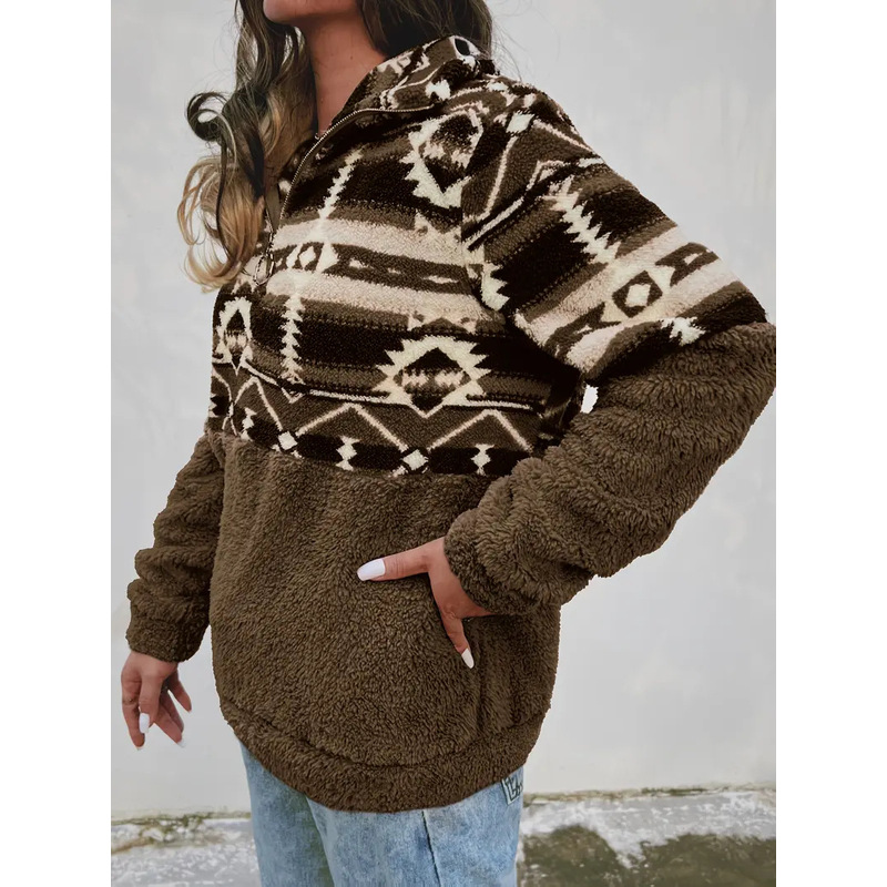 Spot Amazon Geometric Pattern  - Women'S Fashion Jackets Amazon ulasan dan harga
