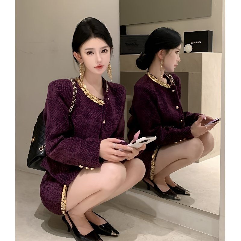New Fashion Sequined Autumn Wi - Women'S Fashion Long Coat ulasan dan harga