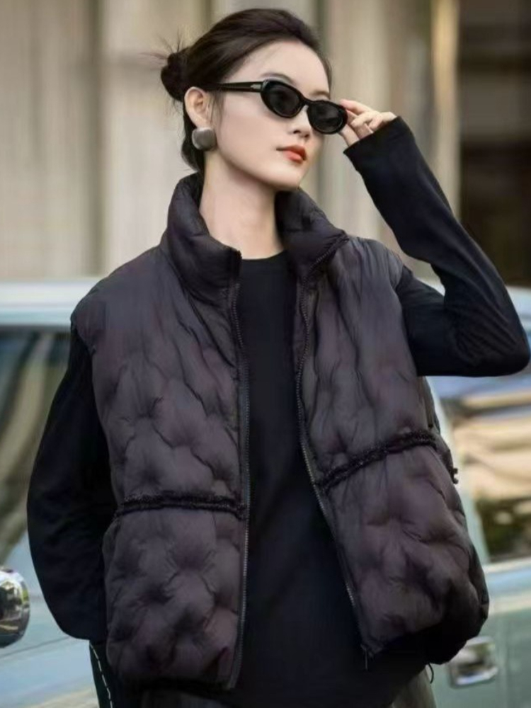 Fashion Y2k Down Vest Women Wi - Puffer Vest Fashion Women ulasan dan harga