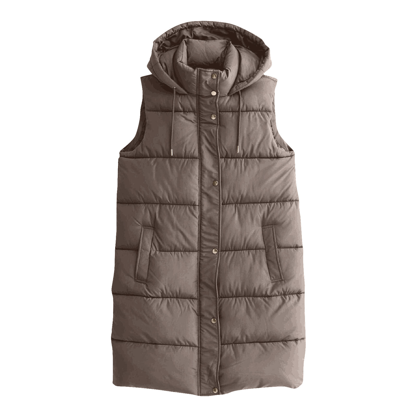 Womens Long Vest Winter Jacket - Puffer Vest Fashion Women ulasan dan harga