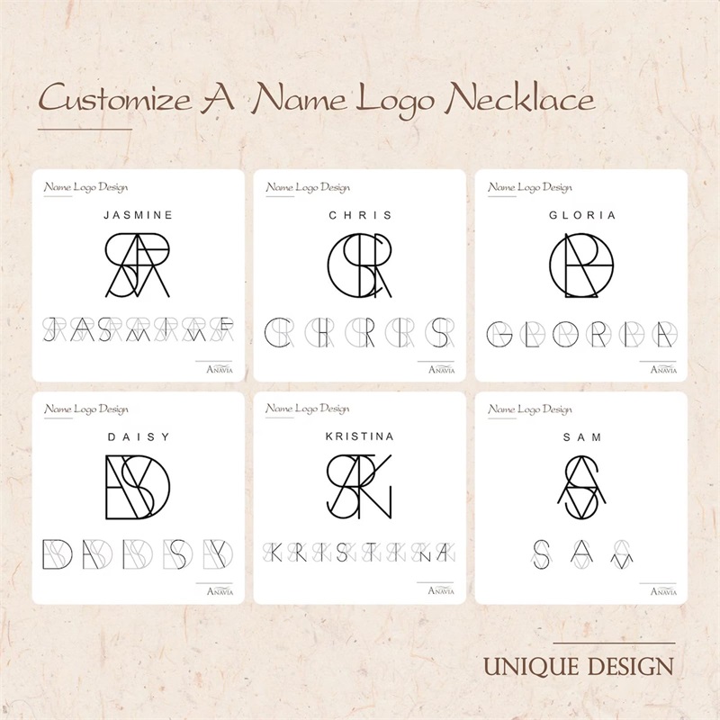 Personalized Logo Name Necklac - Women Fashion Logo Design ulasan dan harga