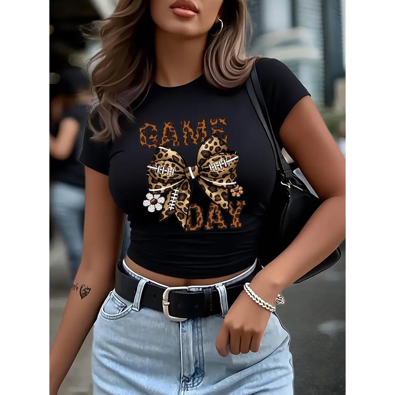 Fashionable women's rugby bow  - Women'S Fashion Rugby Top ulasan dan harga