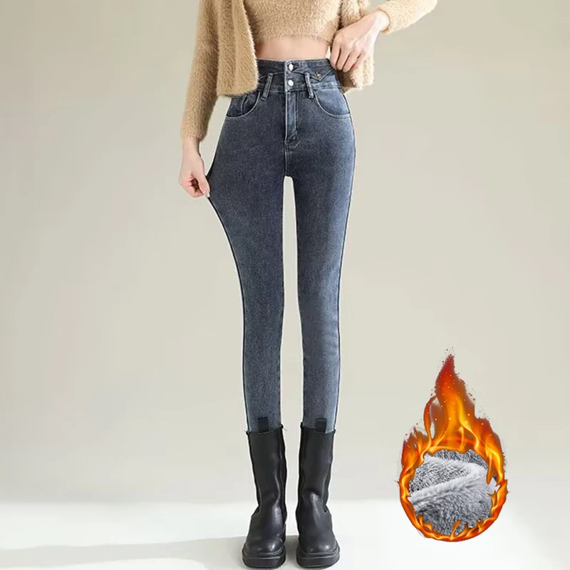 Winter Lady Chic Plush Thermal - Women'S Fashion Trousers ulasan dan harga