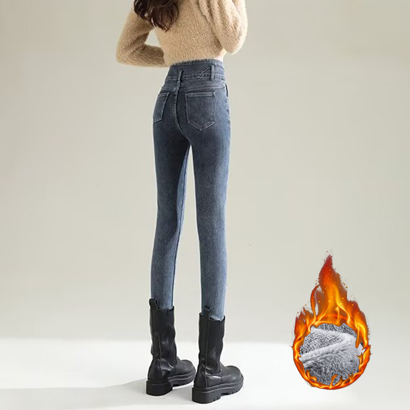 Winter Lady Chic Plush Thermal - Women'S Fashion Trousers ulasan dan harga