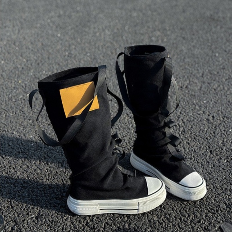 Womens Boots Fashion Stacking  - Women'S Fashion Trousers ulasan dan harga