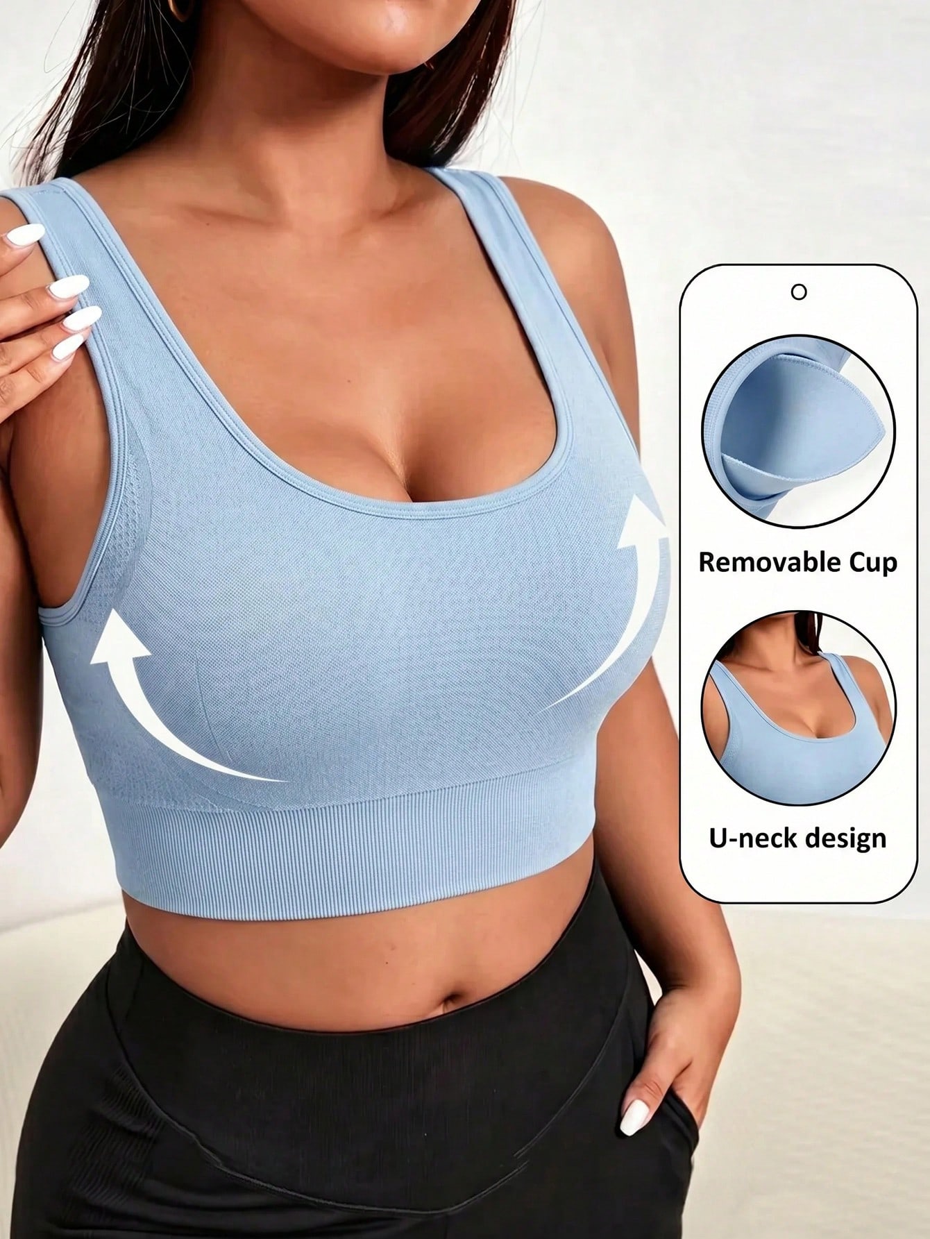 Plus Size Seamless Sports Bra  - Bra Top Seamless ulasan dan harga
