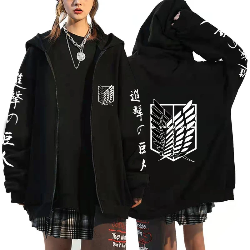Anime Zipper Hoodie Sports Coa - Women'S Fashion Zip Up Hoodies ulasan dan harga