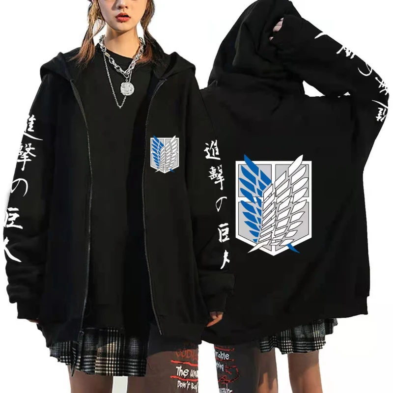 Anime Zipper Hoodie Sports Coa - Women'S Fashion Zip Up Hoodies ulasan dan harga