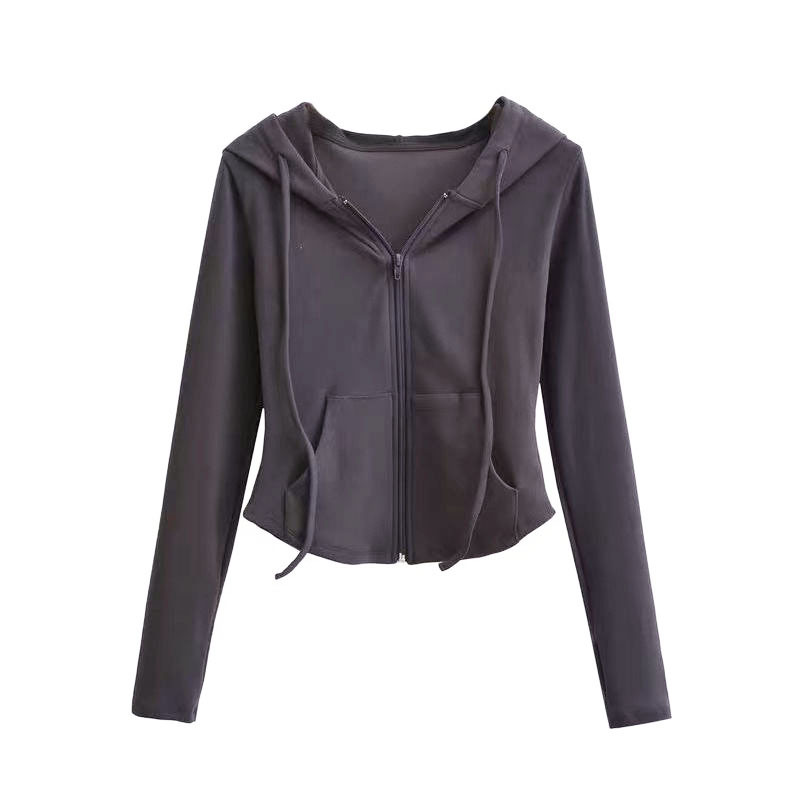 Women Sexy Casual Hooded Cardi - Women'S Fashion Long Coat ulasan dan harga