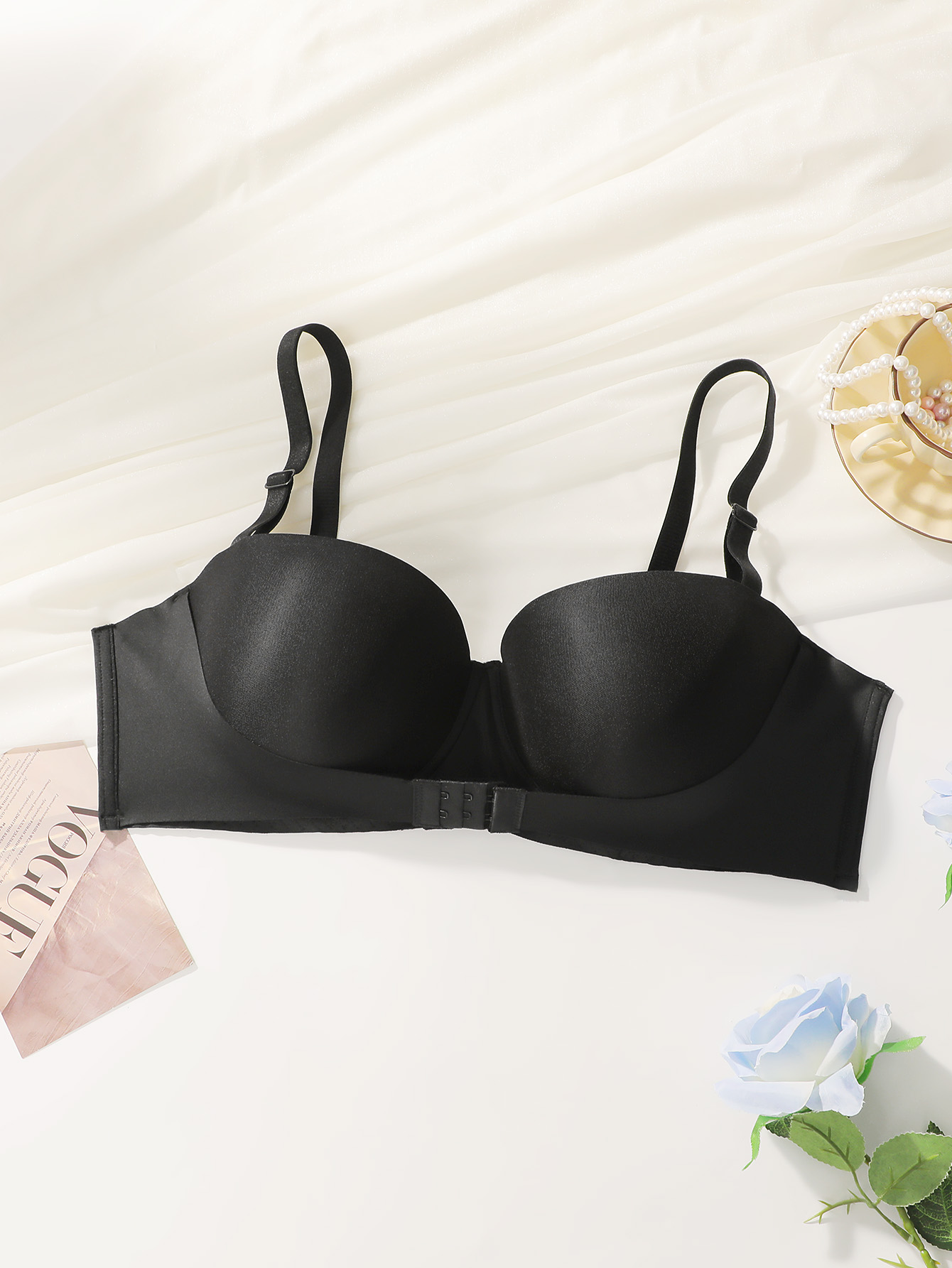 Women Large Bust Plus Size Str - Bra Top Seamless ulasan dan harga