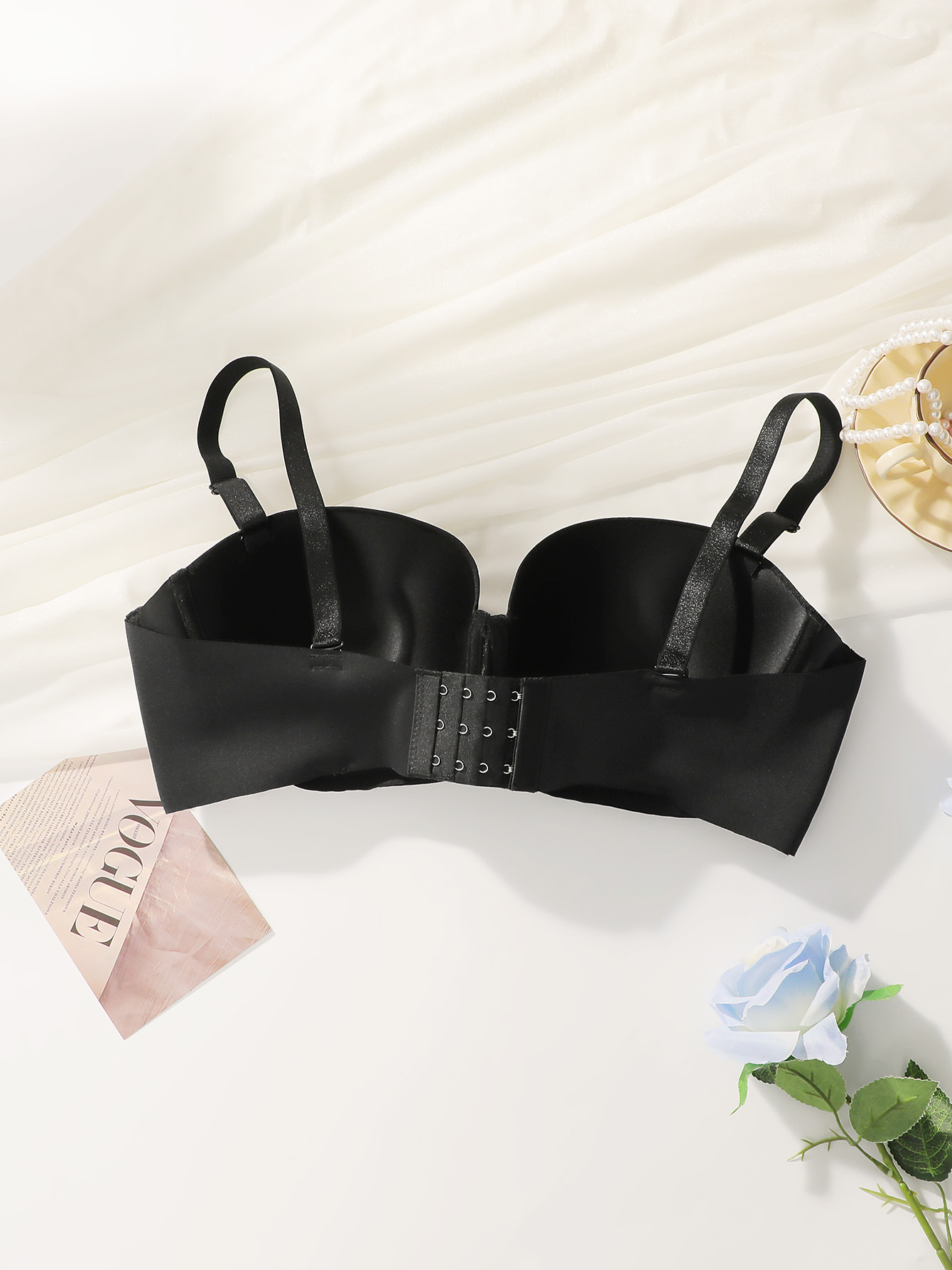 Women Large Bust Plus Size Str - Bra Top Seamless ulasan dan harga