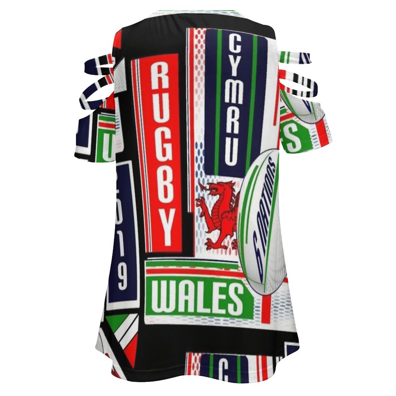 Cymru Welsh Wales Rugby Team D - Women'S Fashion Rugby Top ulasan dan harga
