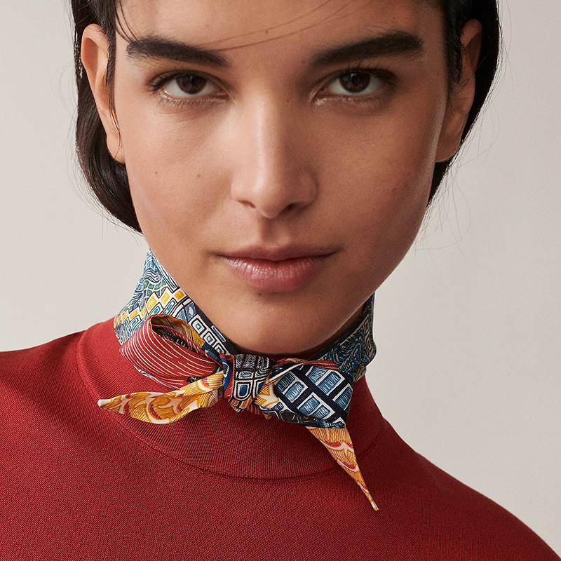 100% Silk Ring Scarf Neckerchi - Women'S Fashion Layering ulasan dan harga