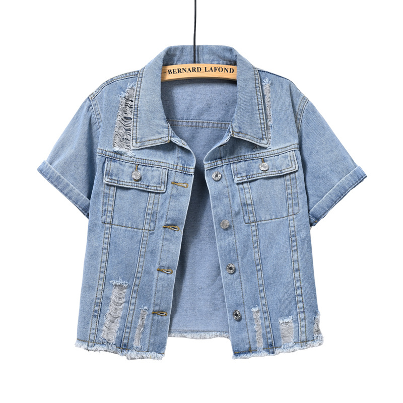 Light-colored Short Denim Shor - Women'S Fashion Jackets Amazon ulasan dan harga