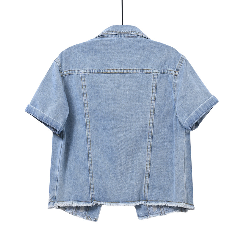Light-colored Short Denim Shor - Women'S Fashion Jackets Amazon ulasan dan harga