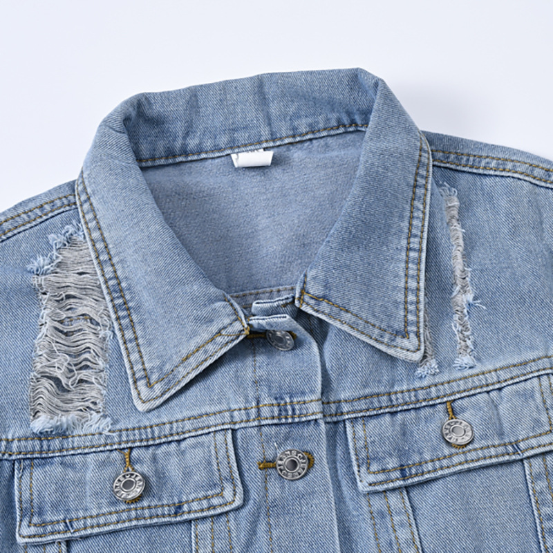 Light-colored Short Denim Shor - Women'S Fashion Jackets Amazon ulasan dan harga