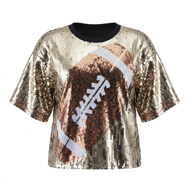 Summer New Fashion Rugby Print - Women'S Fashion Rugby Top ulasan dan harga