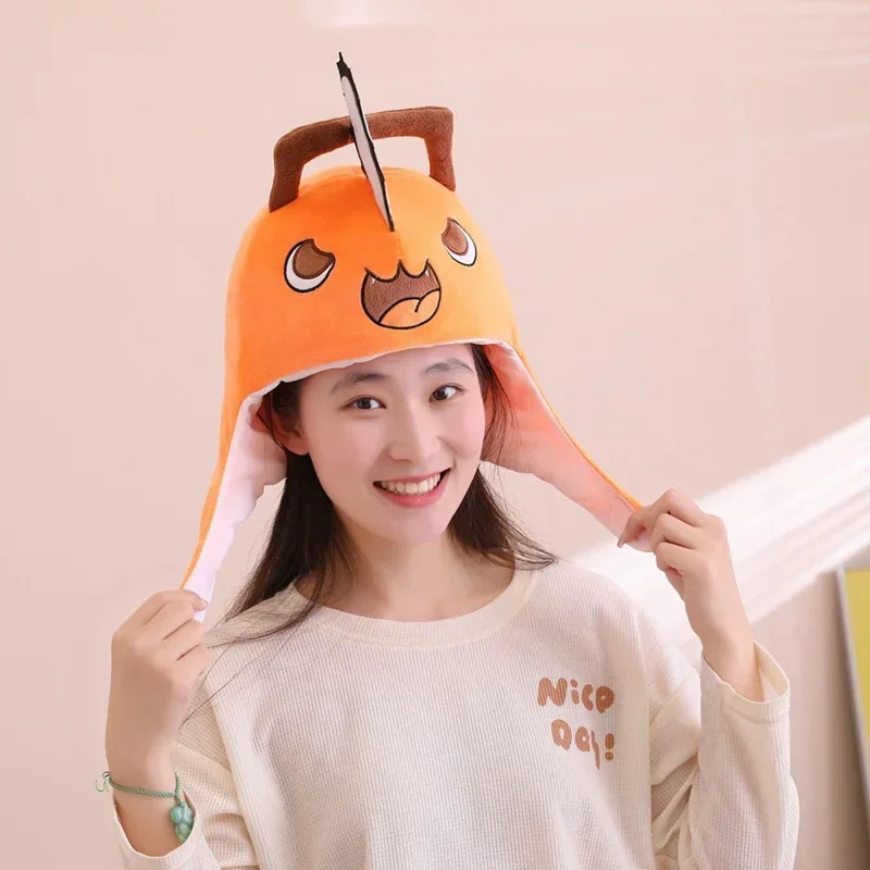 Anime Chainsaw Man Pochita Cos - Women Fashion Hats ulasan dan harga
