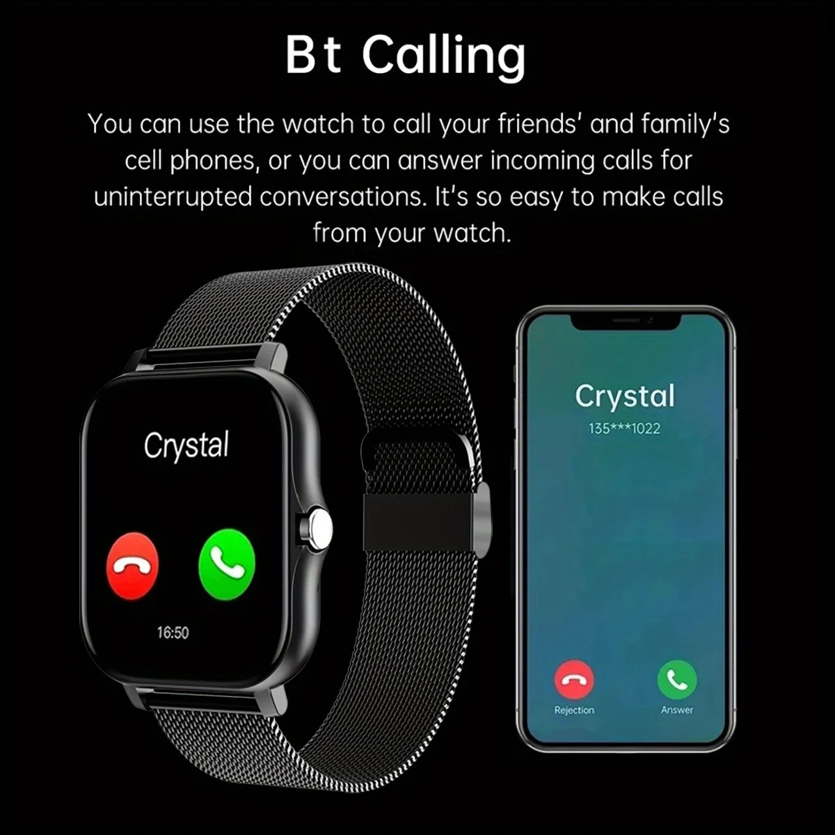 Smart Watch For Android IOS Wa - Women Fashion Zone ulasan dan harga