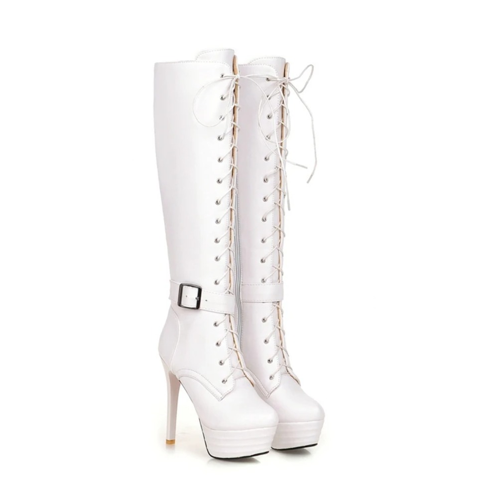 Knee High Boots Womens Botas M - Women'S Fashion Riding Boots ulasan dan harga