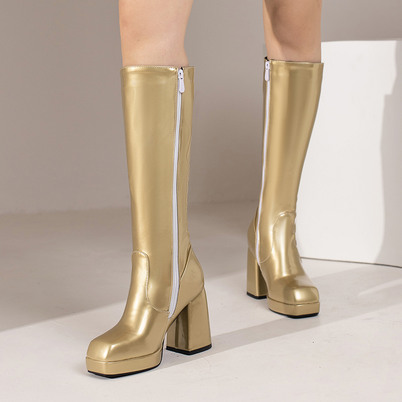 Green Winter Women Platform Kn - Women'S Fashion Riding Boots ulasan dan harga