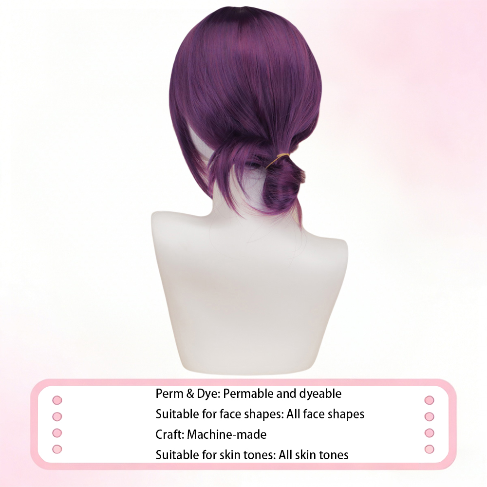 Dark Purple Layered Bob Wig wi - Women'S Fashion Layering ulasan dan harga