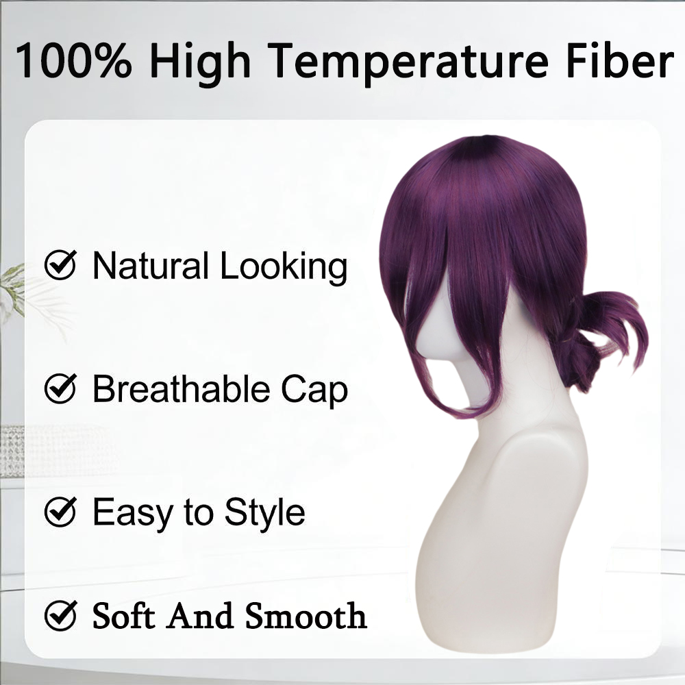 Dark Purple Layered Bob Wig wi - Women'S Fashion Layering ulasan dan harga