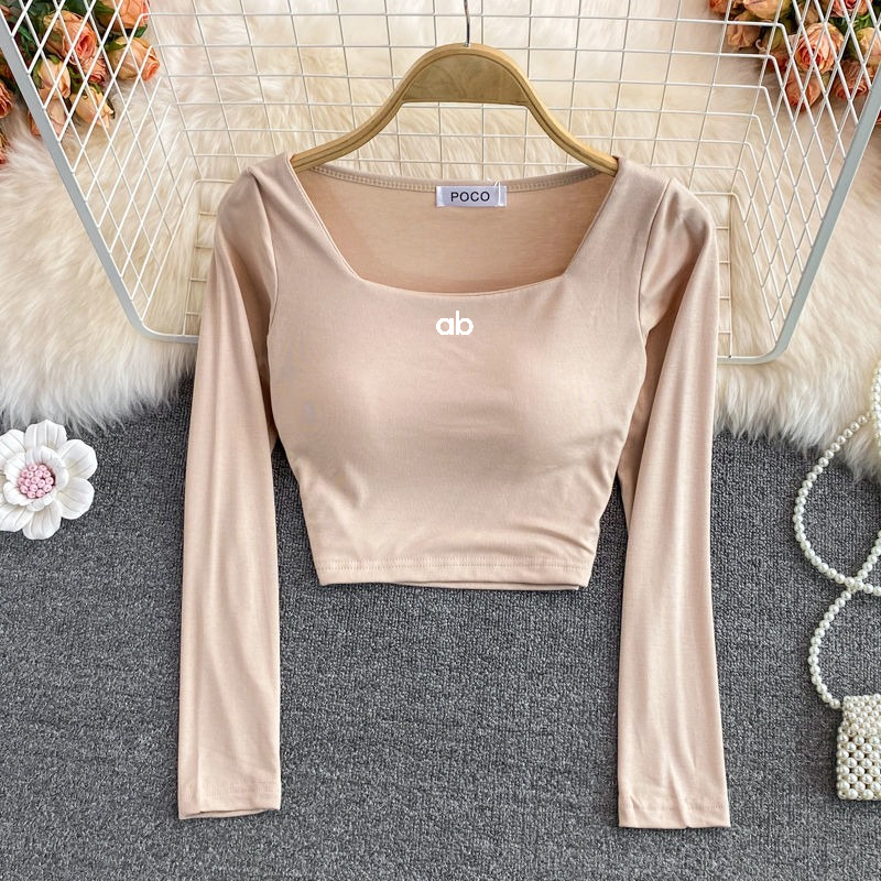 Women Korean Fashion Square Ne - Women'S Fashion Layering ulasan dan harga