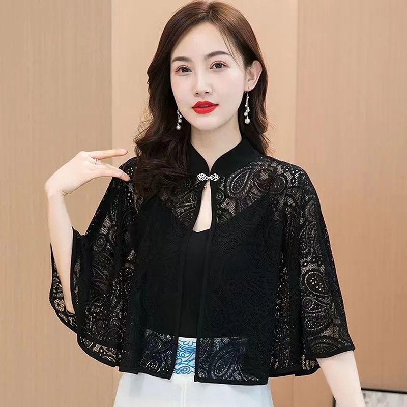 Spring Summer Shawl Coat Thin  - Women'S Fashion Long Coat ulasan dan harga