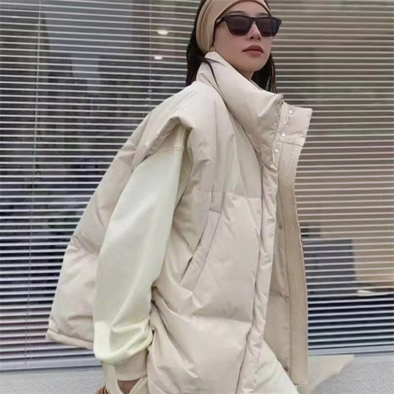 2025 New Korean Winter Vest Ja - Puffer Vest Fashion Women ulasan dan harga