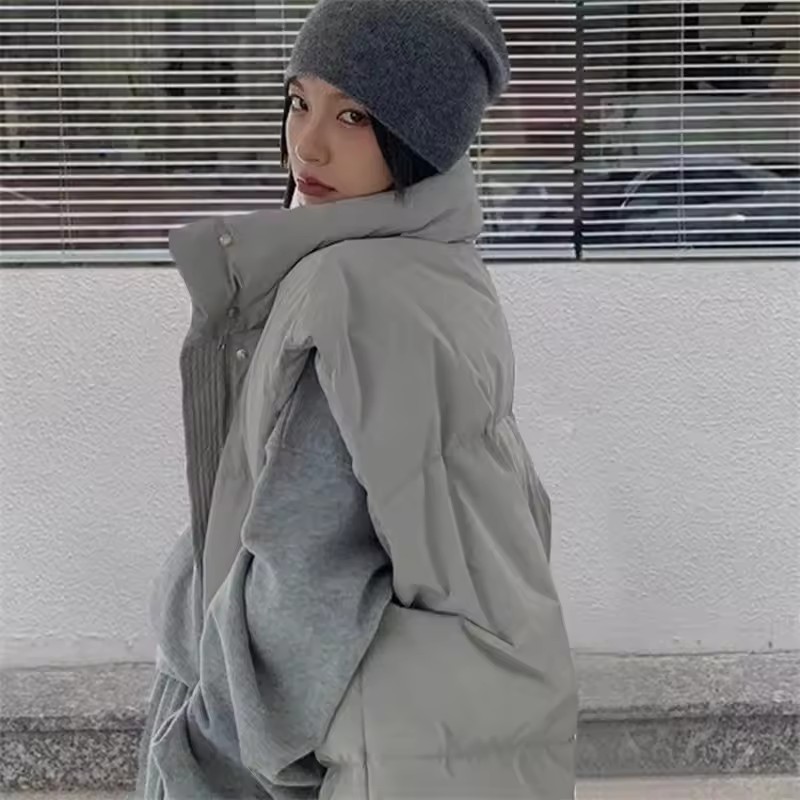 2025 New Korean Winter Vest Ja - Puffer Vest Fashion Women ulasan dan harga
