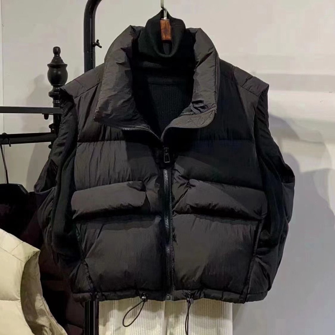 Autumn Puffer Jacket Loose Dow - Puffer Vest Fashion Women ulasan dan harga