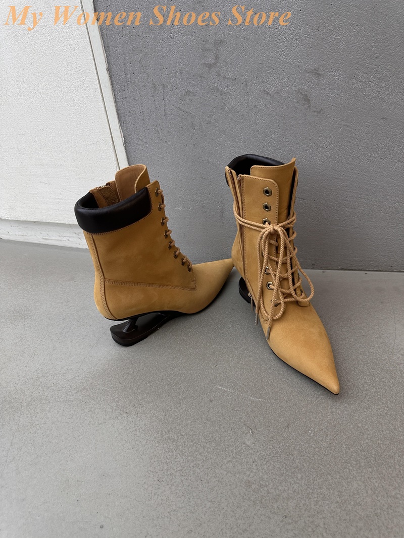 Pointy Toe Strange Style Heel  - Sale Fashion Women ulasan dan harga
