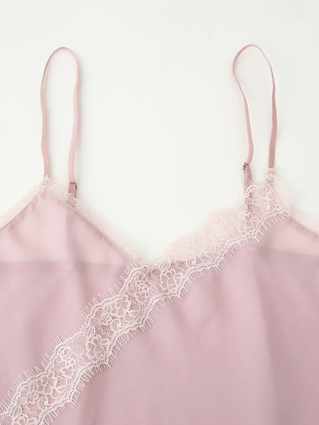 Tidalyf 2025 Women Pink Cami T - Lace Trim Cami ulasan dan harga