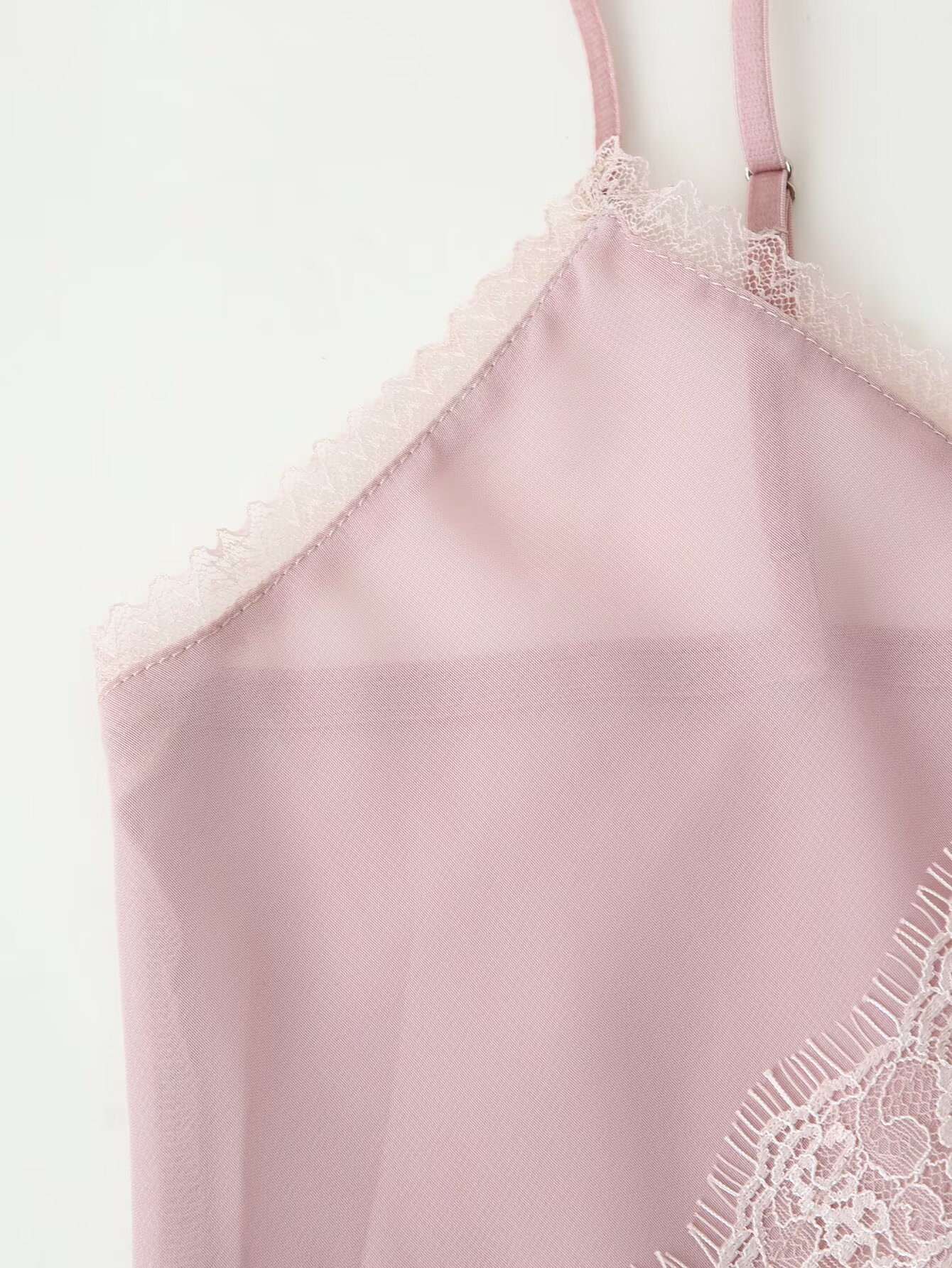 Tidalyf 2025 Women Pink Cami T - Lace Trim Cami ulasan dan harga