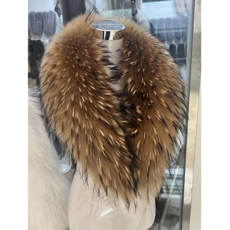 Raccoon Fur Collar Female Wint - Women'S Fashion Long Coat ulasan dan harga