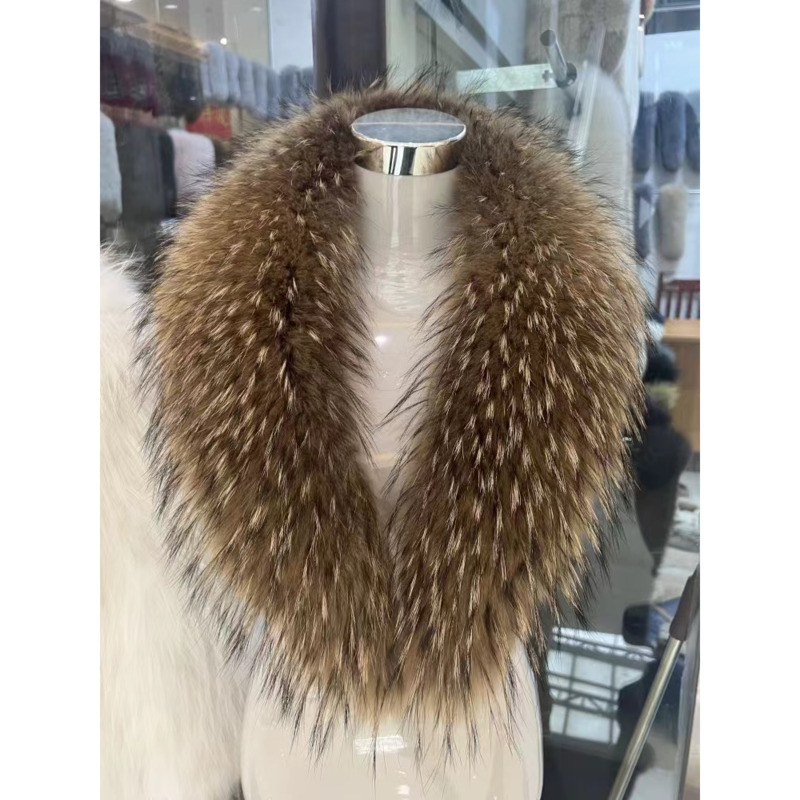 Raccoon Fur Collar Female Wint - Women'S Fashion Long Coat ulasan dan harga